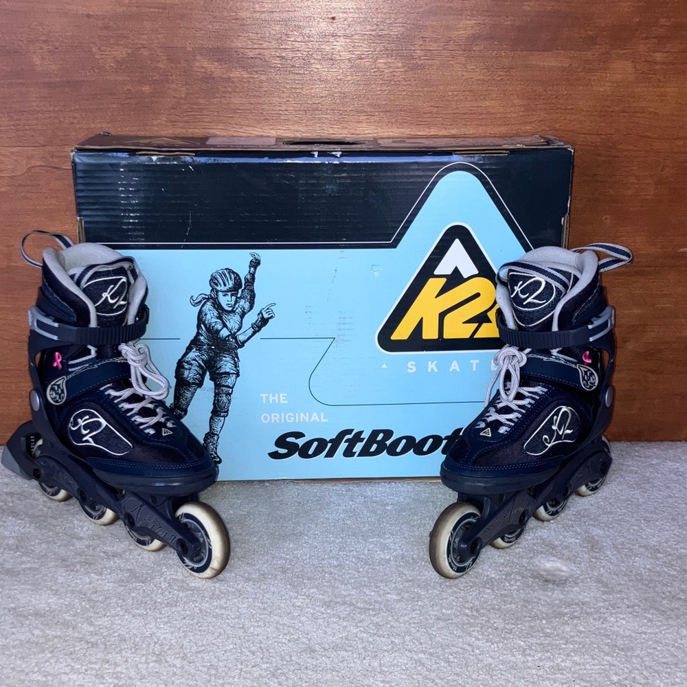 K2 Women's Inline Skates In Navy With Gray Accents Size 7 View 6